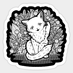 Kitty Final Boss Illustration Sticker